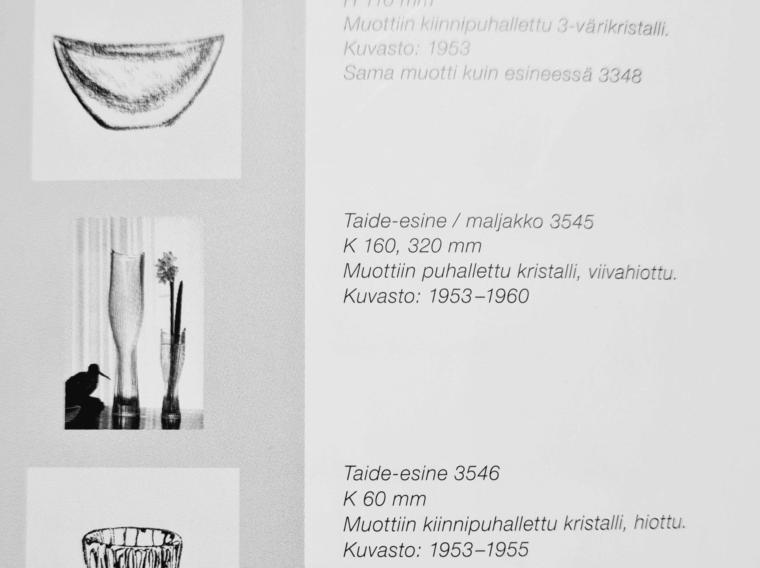 Pair of Large Tapio Wirkkala Line-Engraved Art Pieces Model 3545, Iittala, 1950s For Sale 2