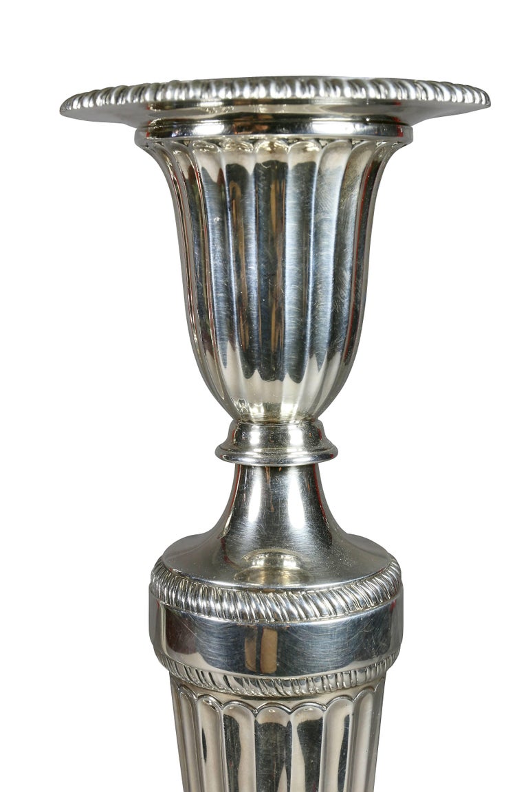 Pair of Large Tiffany and Co. Sterling Candlesticks at 1stDibs