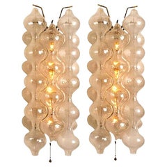 Pair of Large Tulipan Wall Lamps or Sconces by J.T. Kalmar 'H 21.2', 1960s