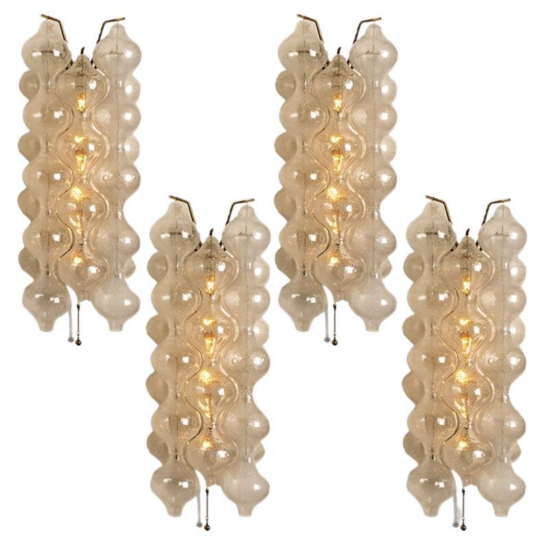 Pair of Large Tulipan Wall Lamps or Sconces by J.T. Kalmar 'H 21.2', 1970s