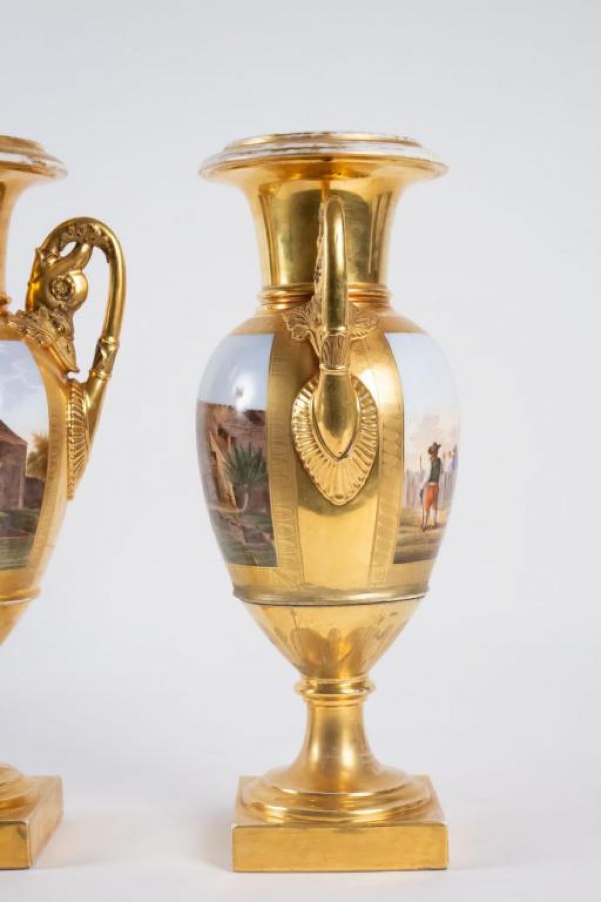 Pair of Large Vases, Empire Period 1
