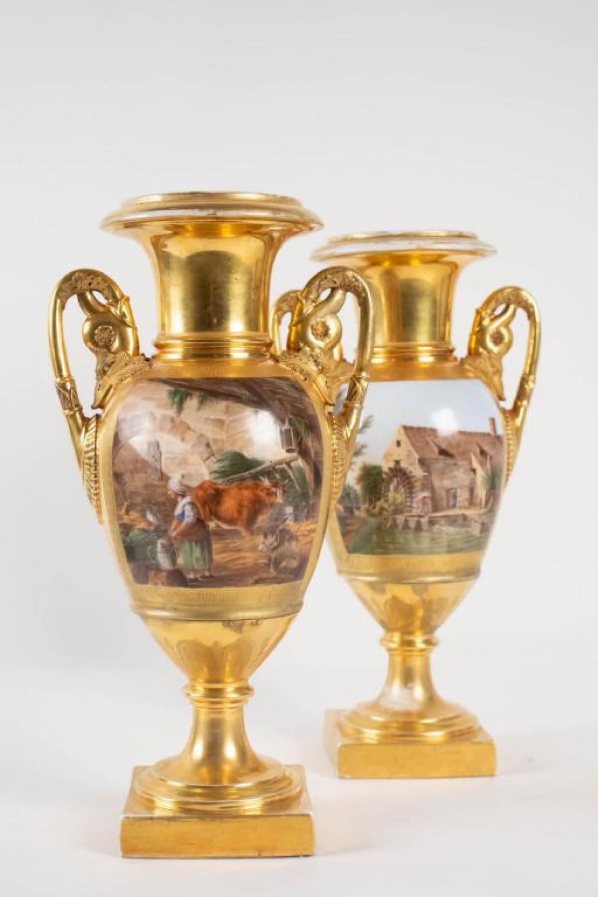 Pair of Large Vases, Empire Period 2