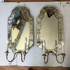 Pair of Large Venetian Style Wall Sconces by Maitland Smith