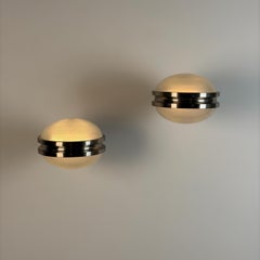 Pareja de apliques de pared "Gamma" versión grande de Sergio Mazza para Artemide, años 60