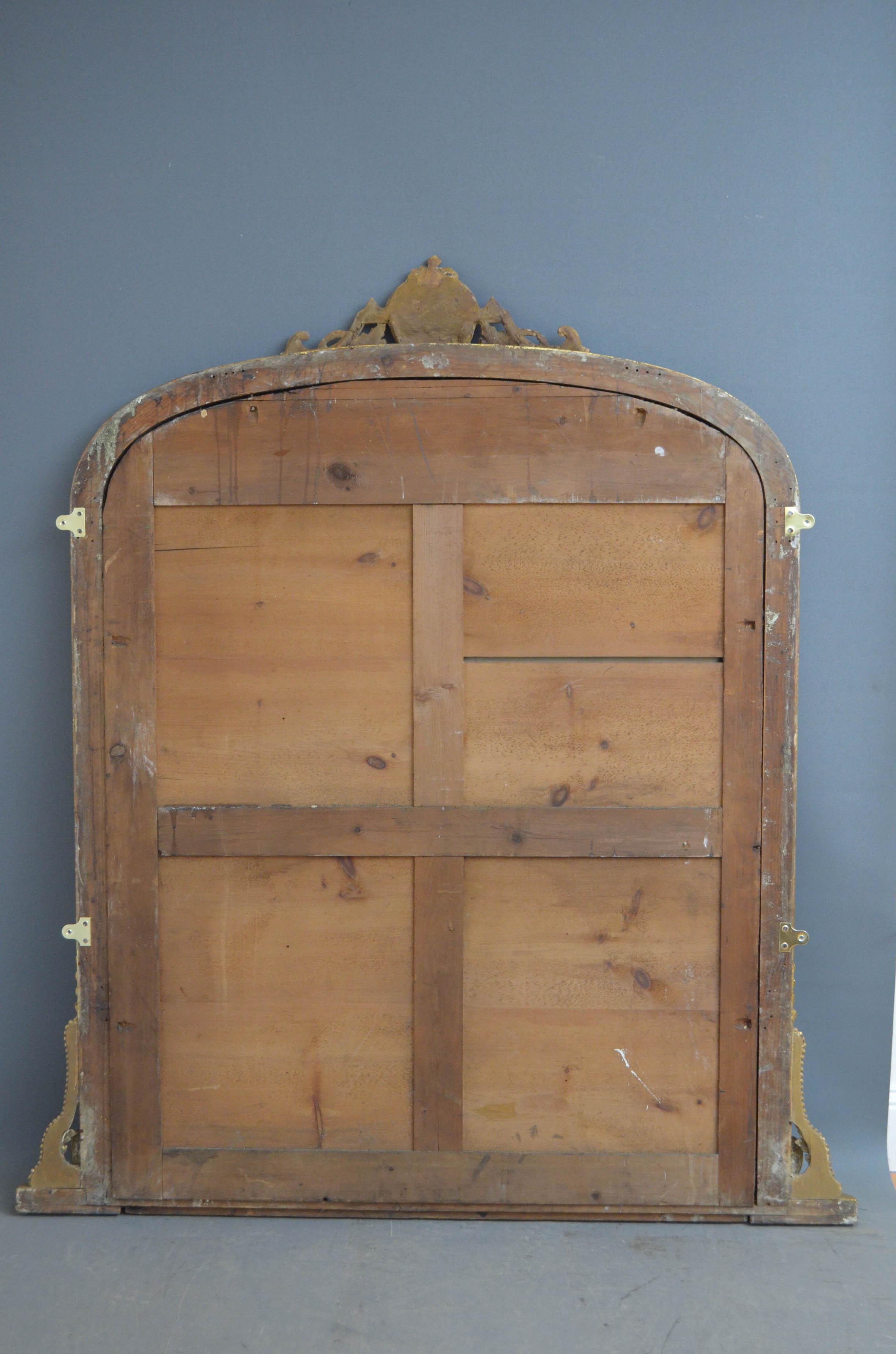 Pair of Large Victorian Wall Mirrors 4