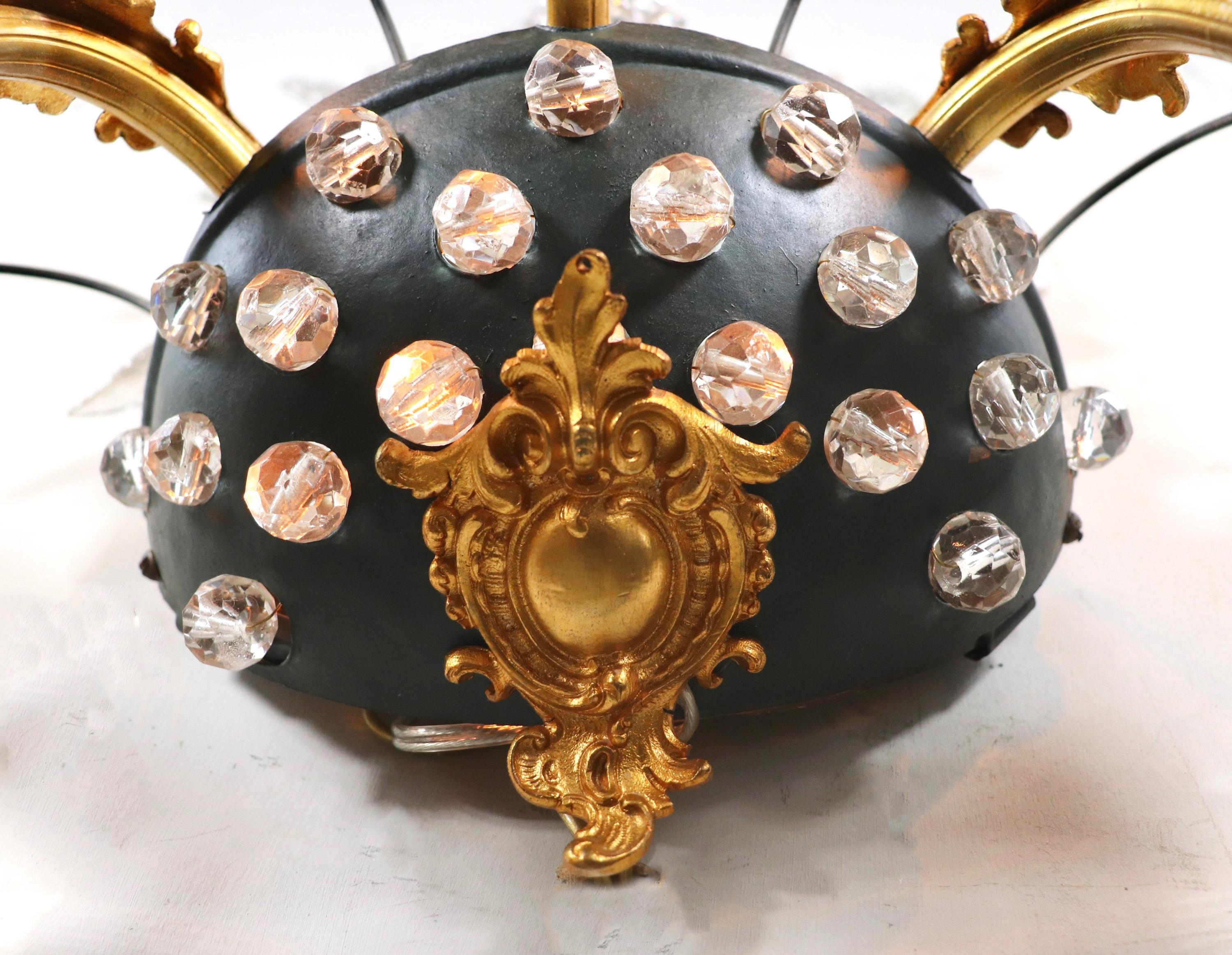 Paire de grandes appliques de style Louis XV attribuées à la Maison Baguès en vente 4