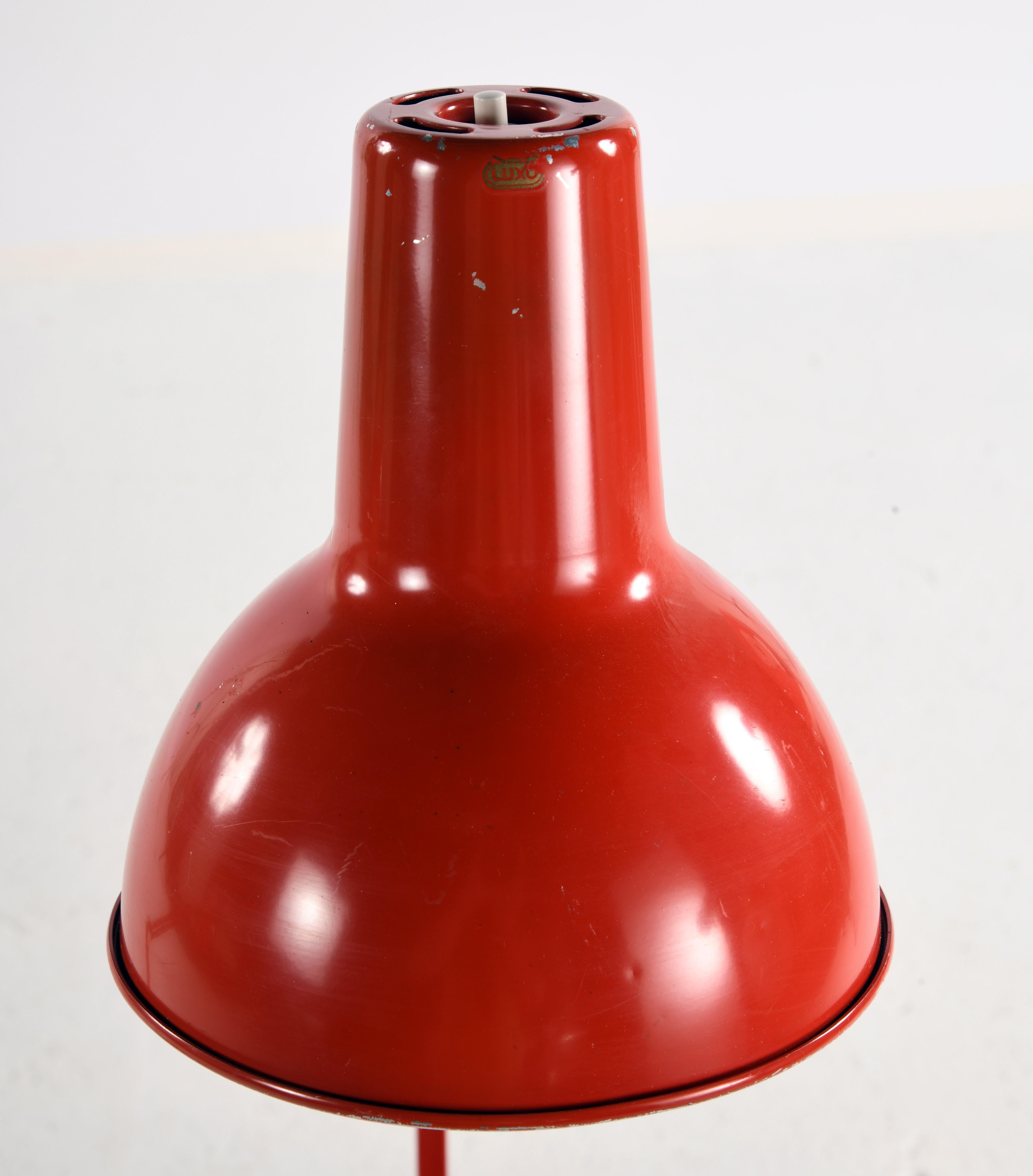 Pair of large vintage Luxo lamp design Jacob Jacobsen in the 60/70s 4