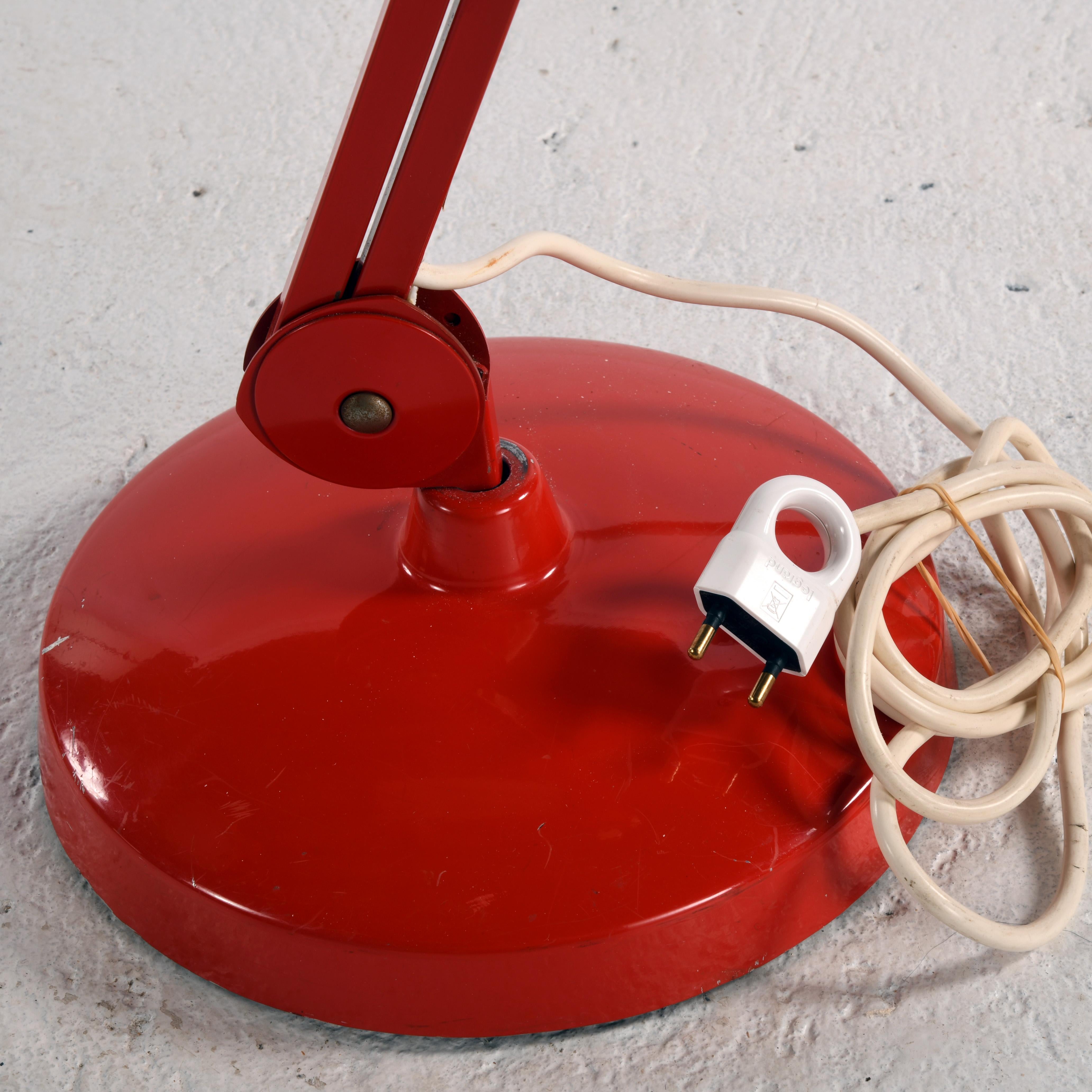 Pair of large vintage Luxo lamp design Jacob Jacobsen in the 60/70s 5