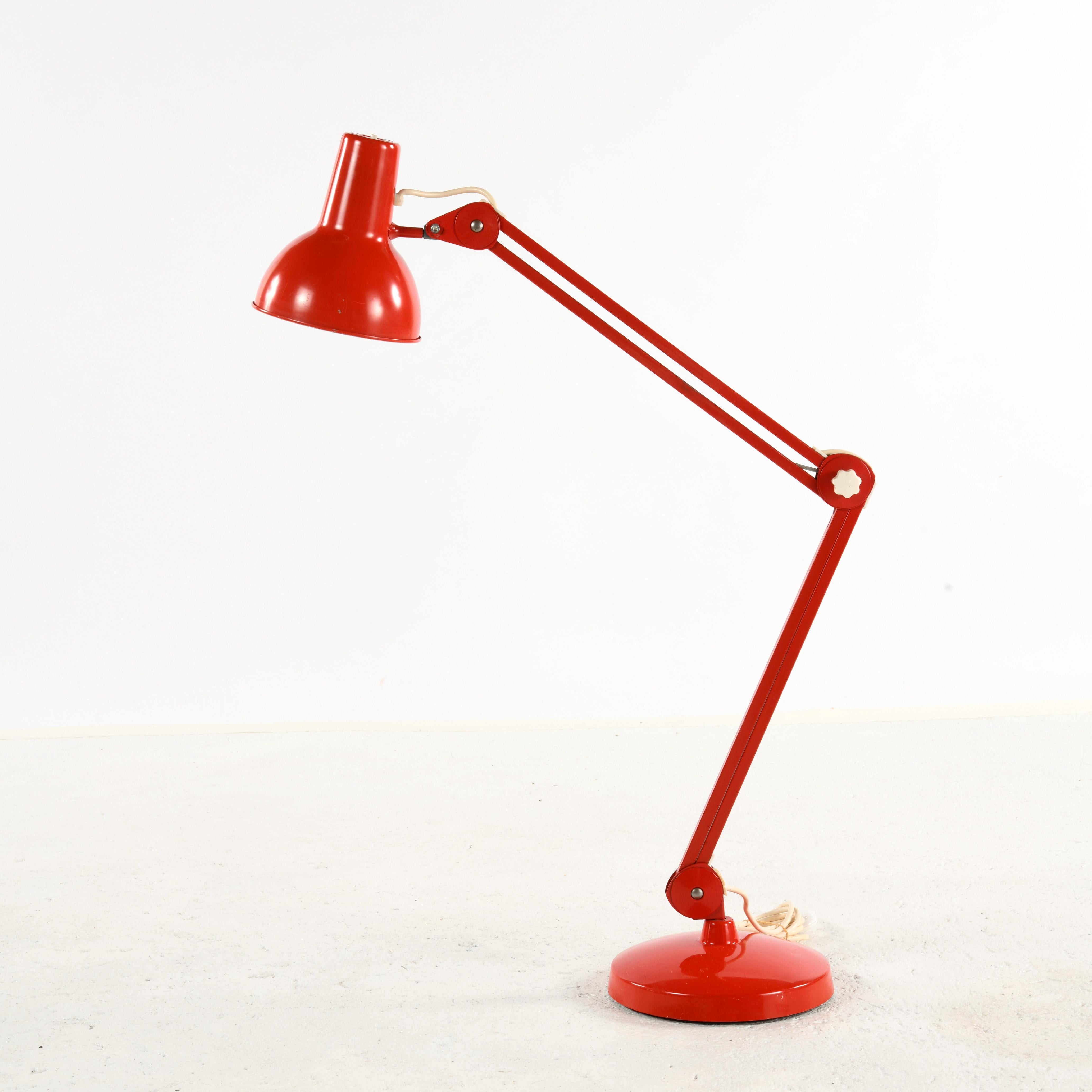 Pair of large vintage Luxo lamp design Jacob Jacobsen in the 60/70s In Good Condition In SAINT-YRIEIX-SUR-CHARENTE, FR