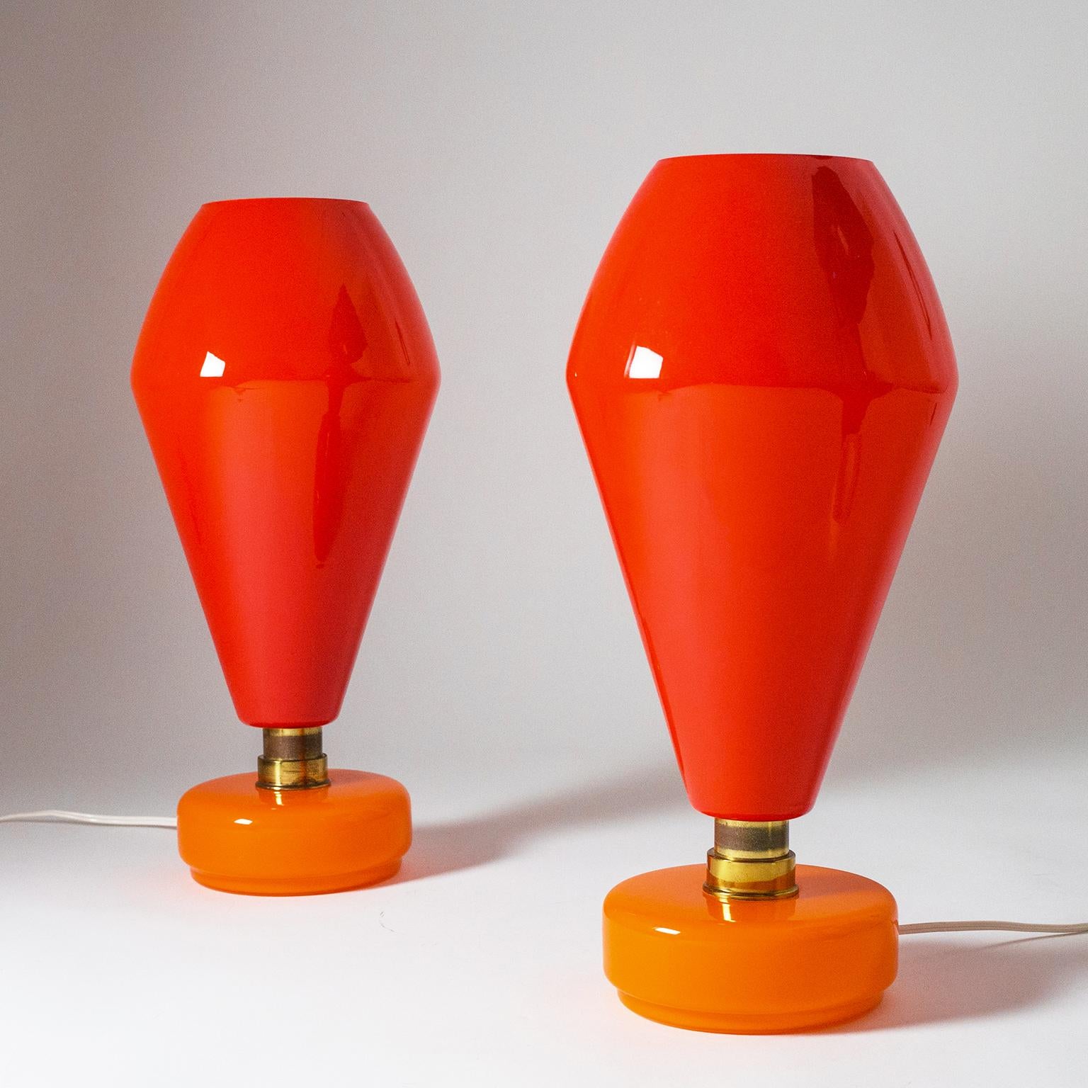 Pair of Large Vistosi Table Lamps, 1960s 5