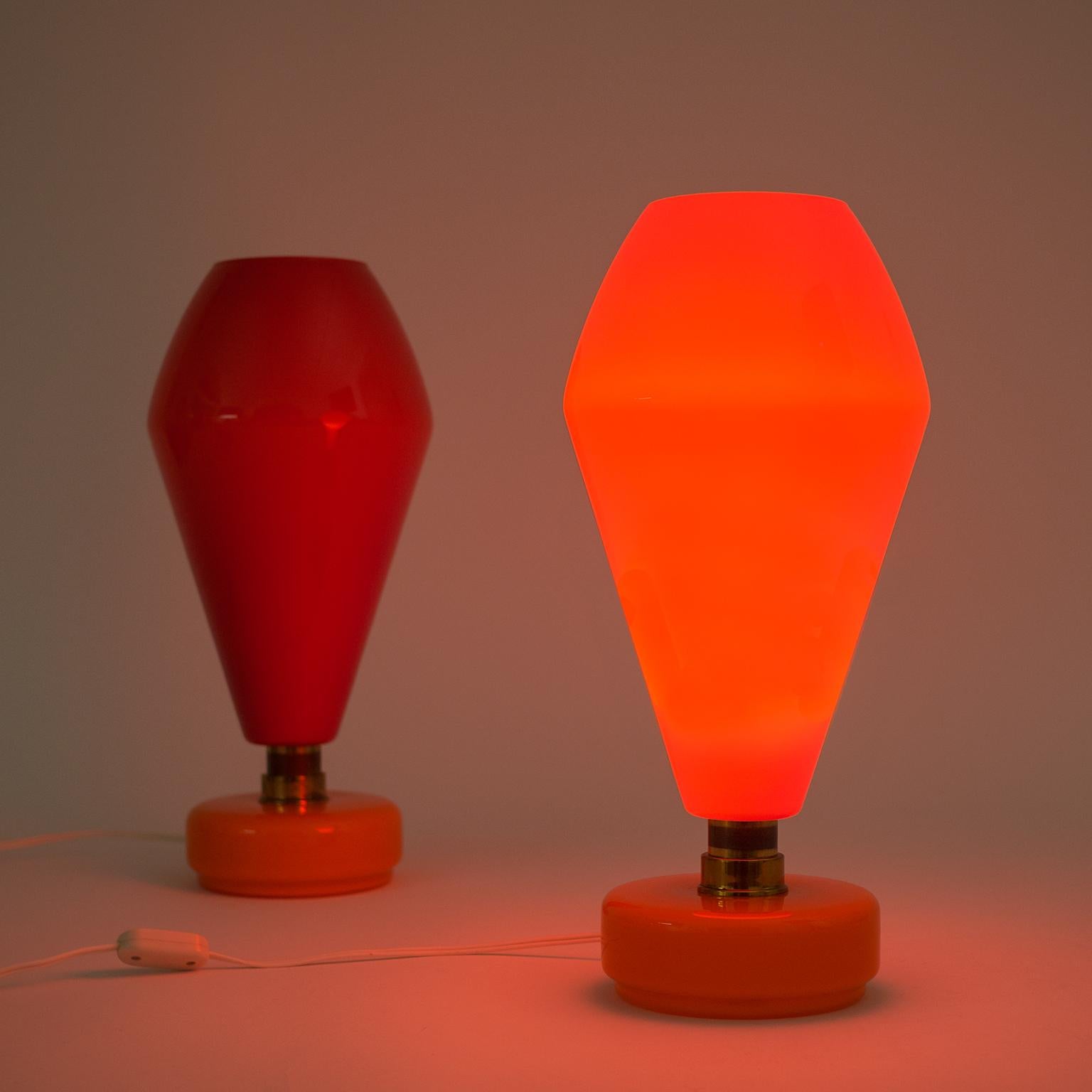 Pair of Large Vistosi Table Lamps, 1960s 6