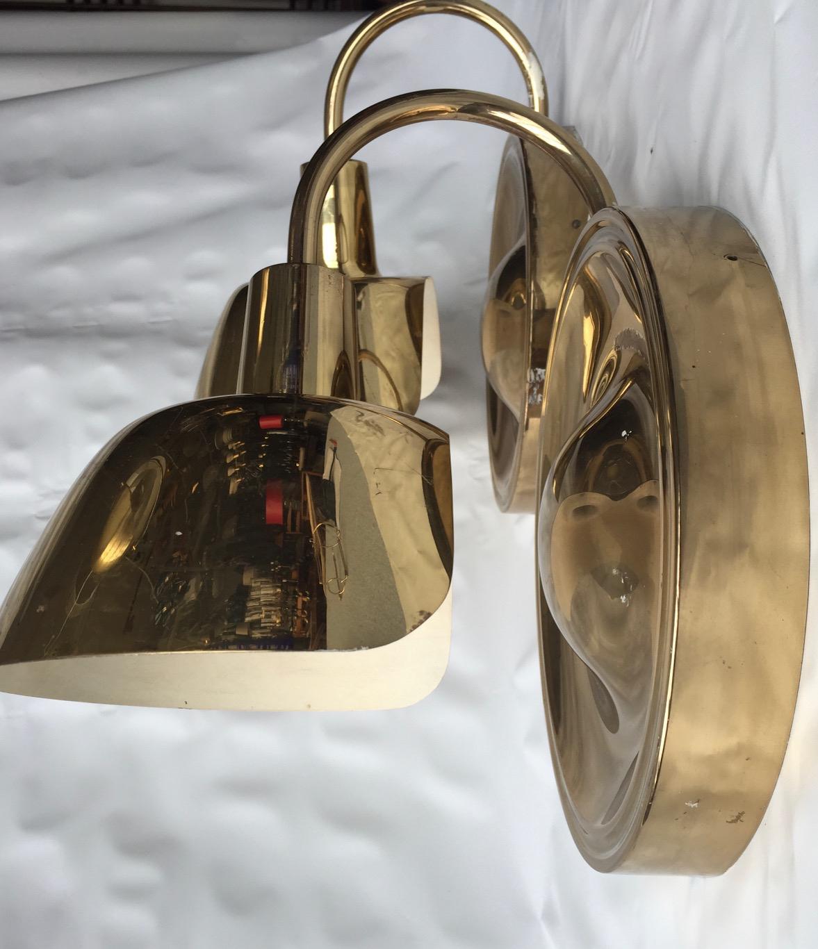 Pair of Large Wall Lights by Josef Frank In Good Condition In Long Island City, NY