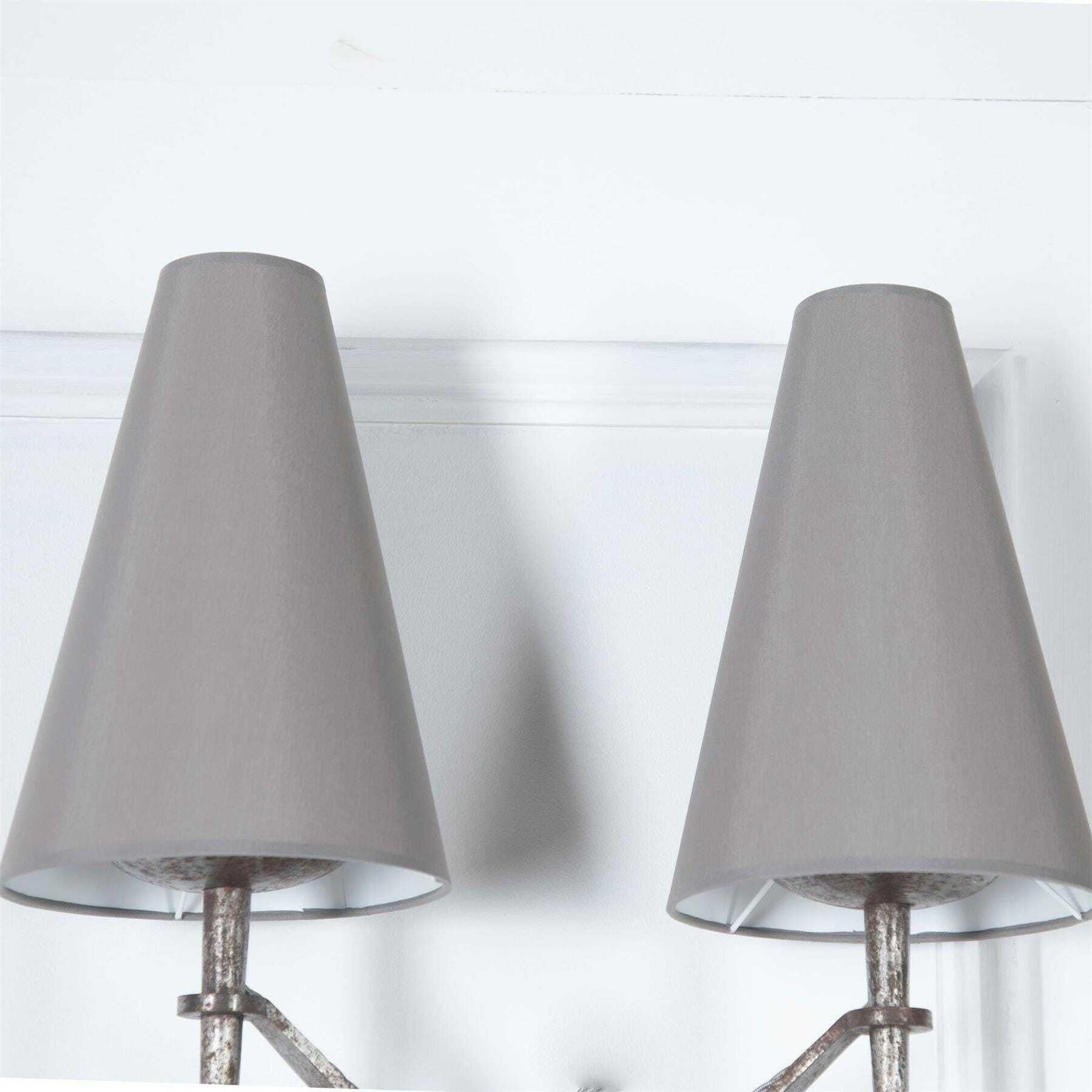 Modern Pair of Large Wall Lights by Maison Bataillard For Sale