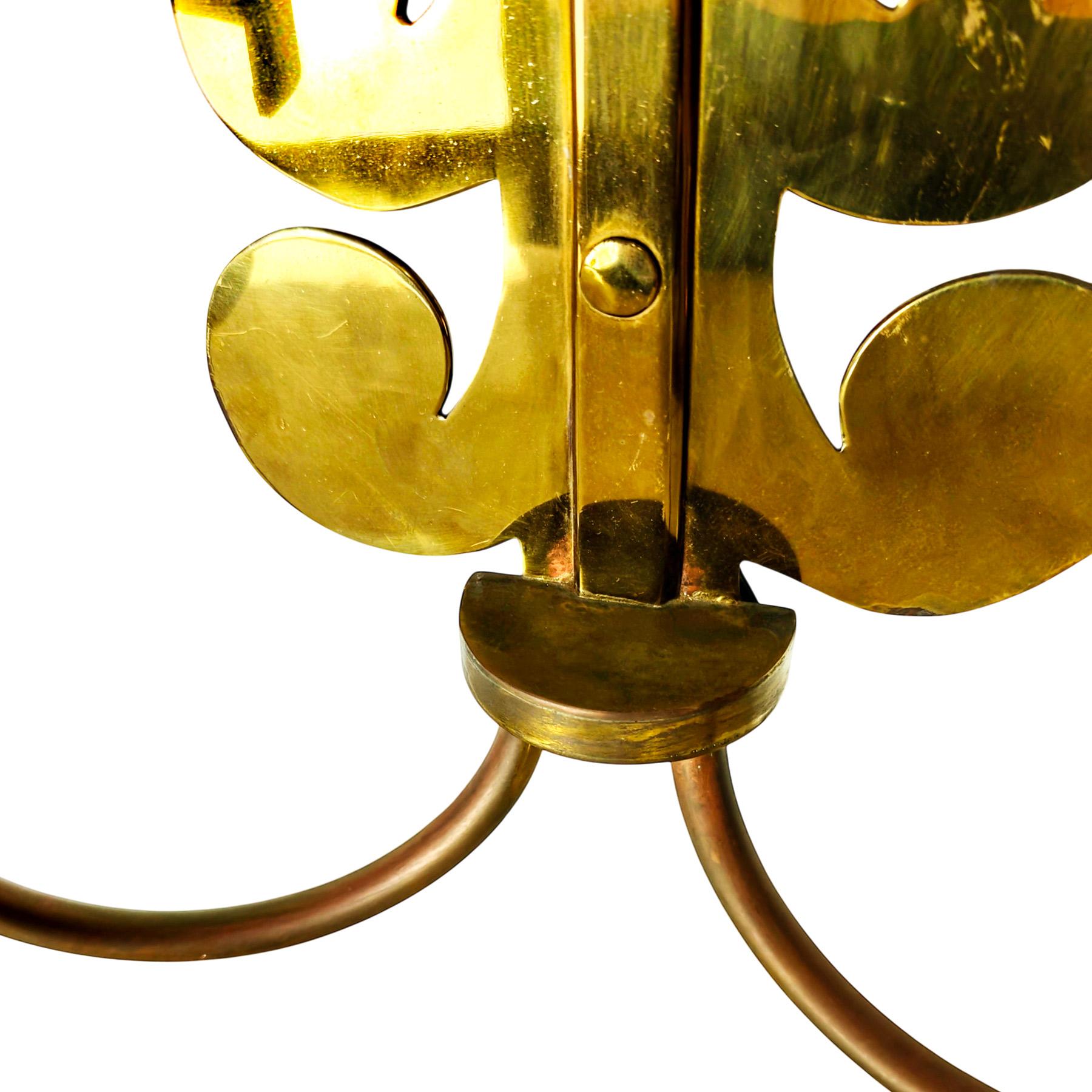 Spanish Pair of large wall lights by Valentí – Barcelona 1960 For Sale