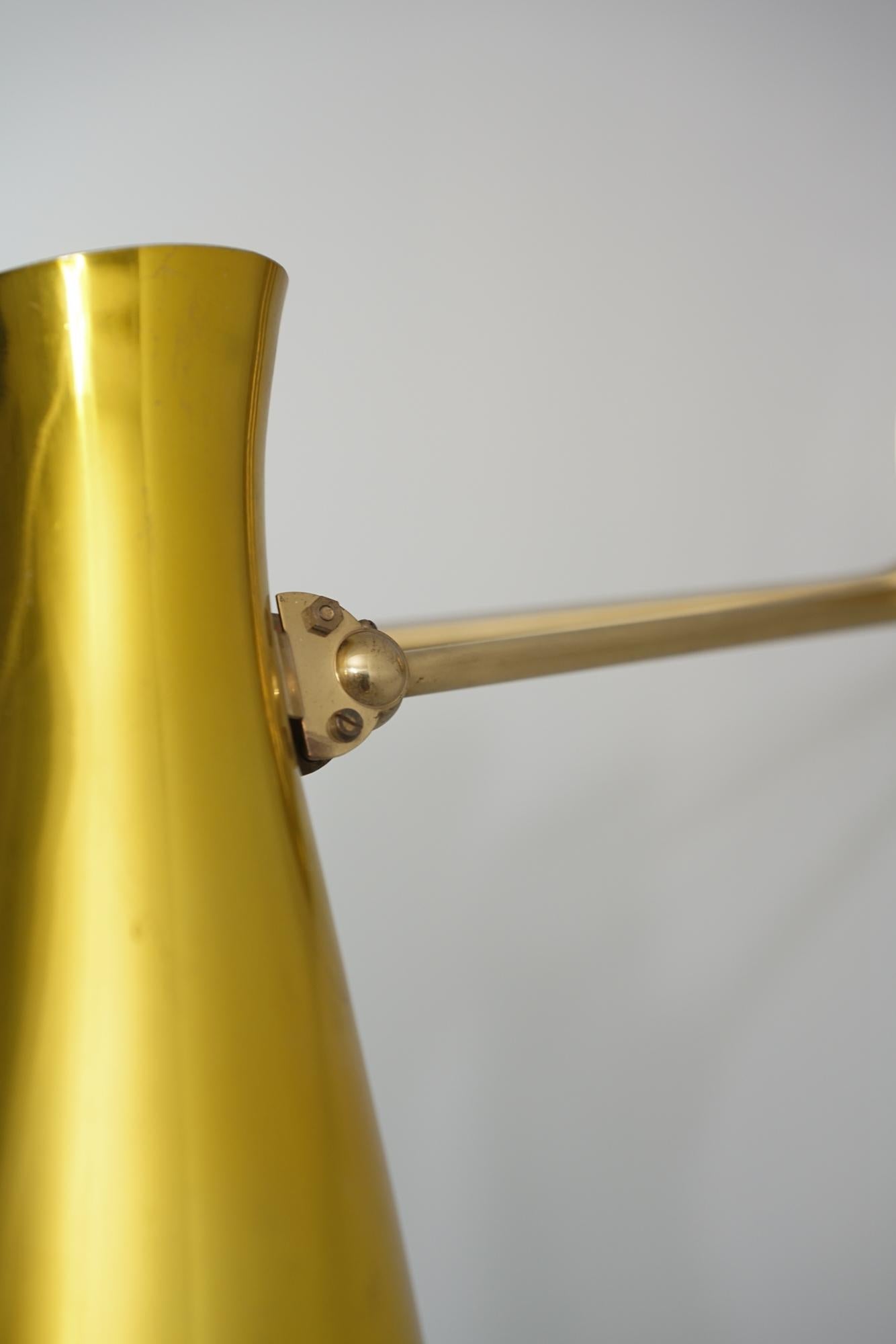 Mid-20th Century Pair of Large Wall Lights, Itsu, 1950s For Sale