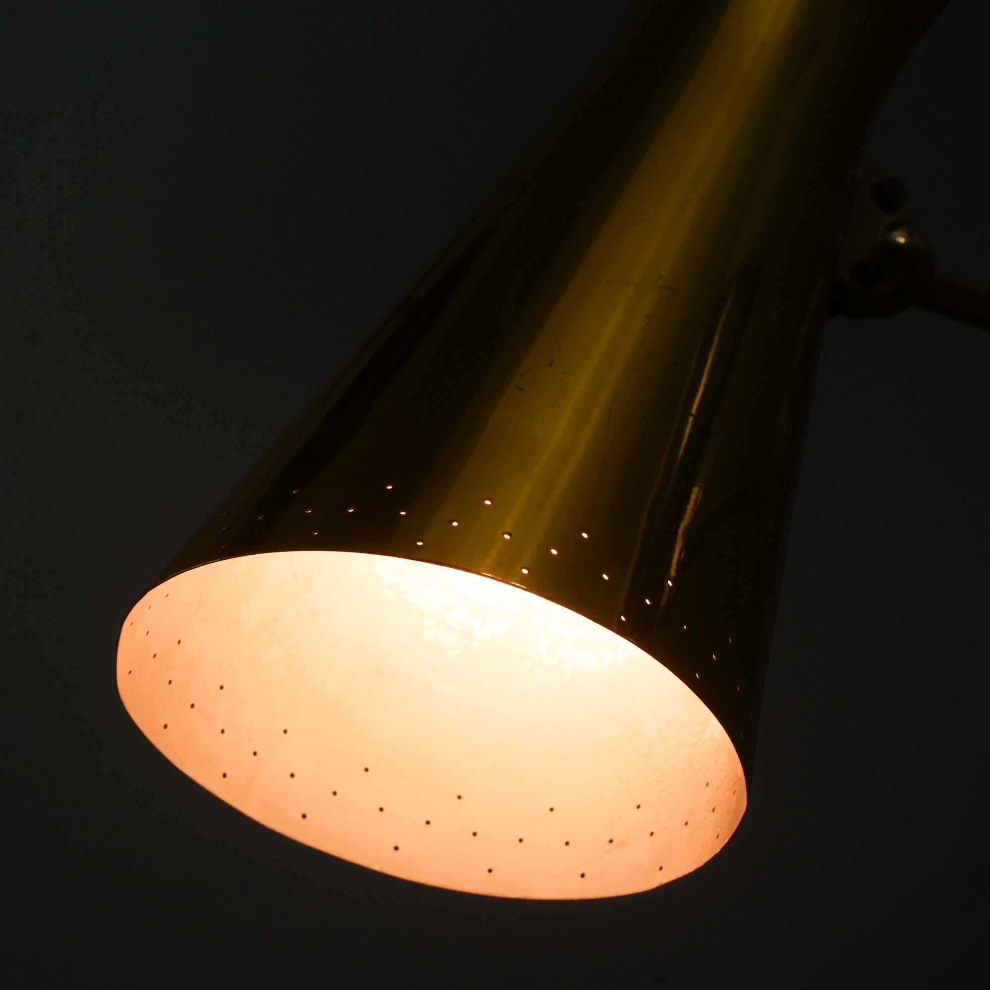 Pair of Large Wall Lights, Itsu, 1950s For Sale 1