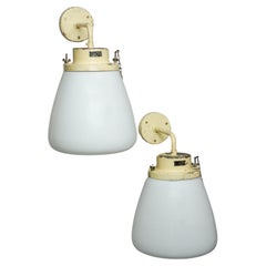 Pair of Large Wall Lights, Paavo Tynell, Taito Oy, 1940s