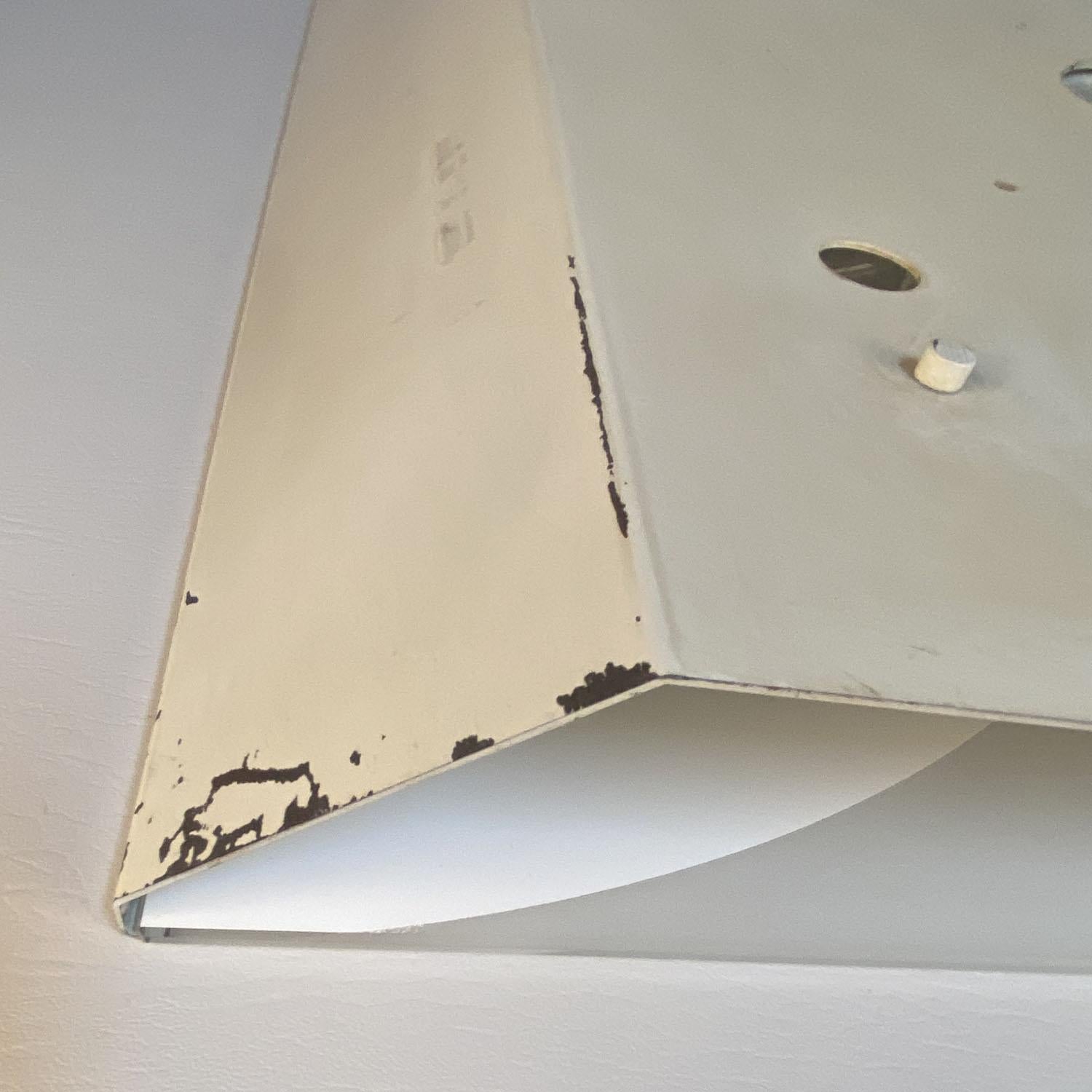 Paire de grandes appliques murales de Bobo Piccoli pour Fontana Arte en verre blanc en vente 7