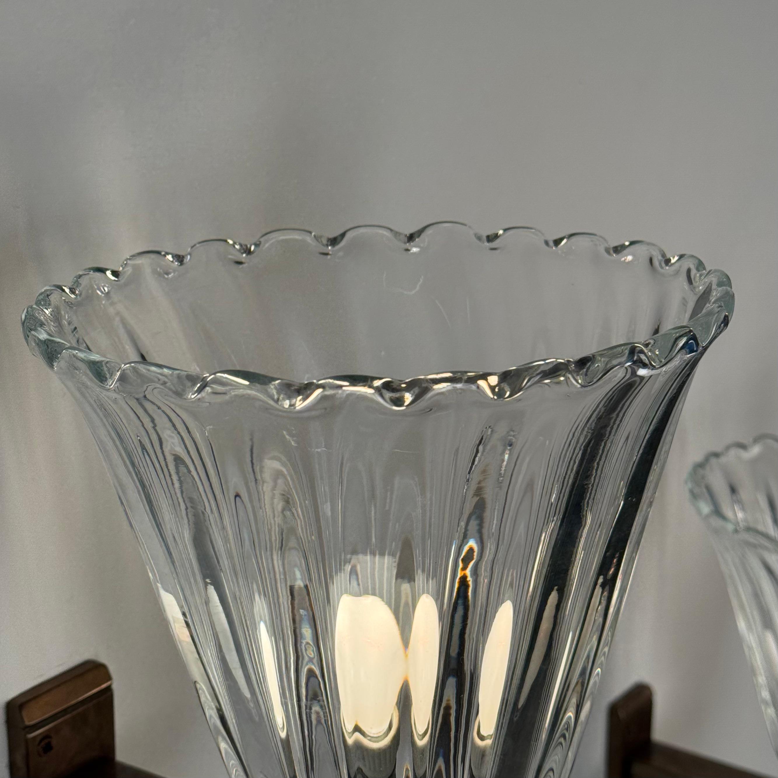 Coppia di grandi lampade da parete di Ercole Barovier per Barovier&Toso, anni '40 in vendita 2