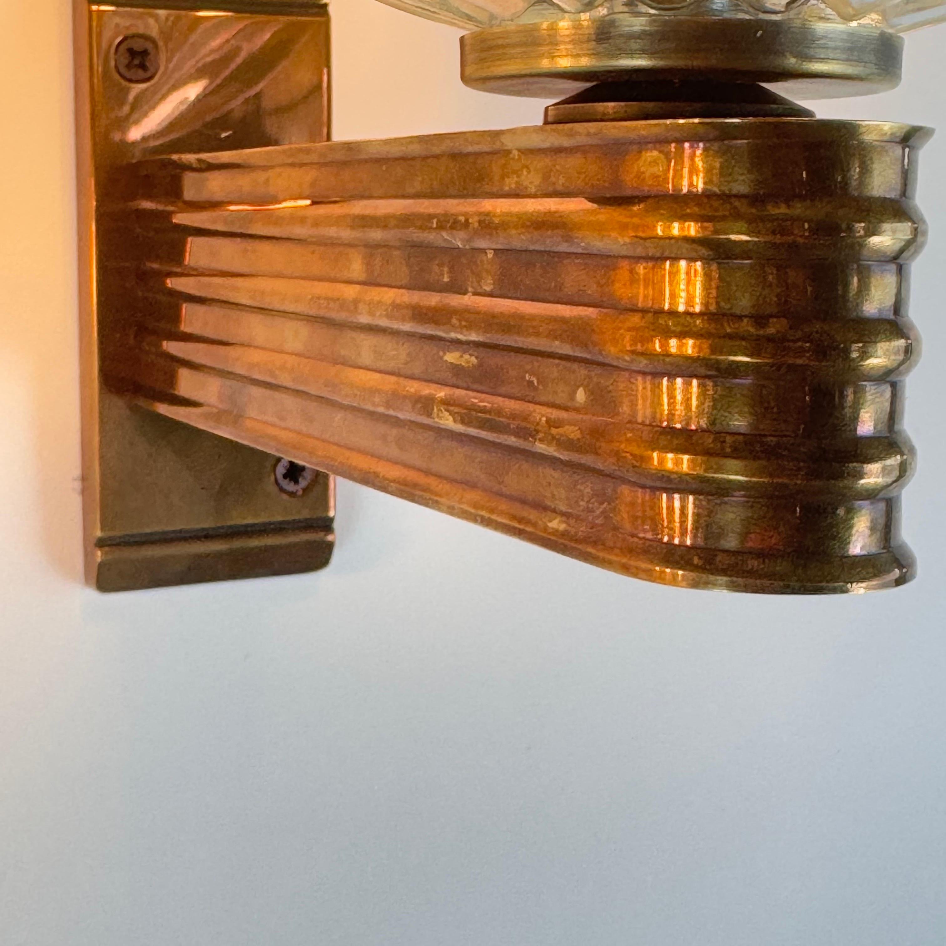 Vetro di Murano Coppia di grandi lampade da parete di Seguso Vetri d'Arte, attribuite ad Archimede Seguso in vendita