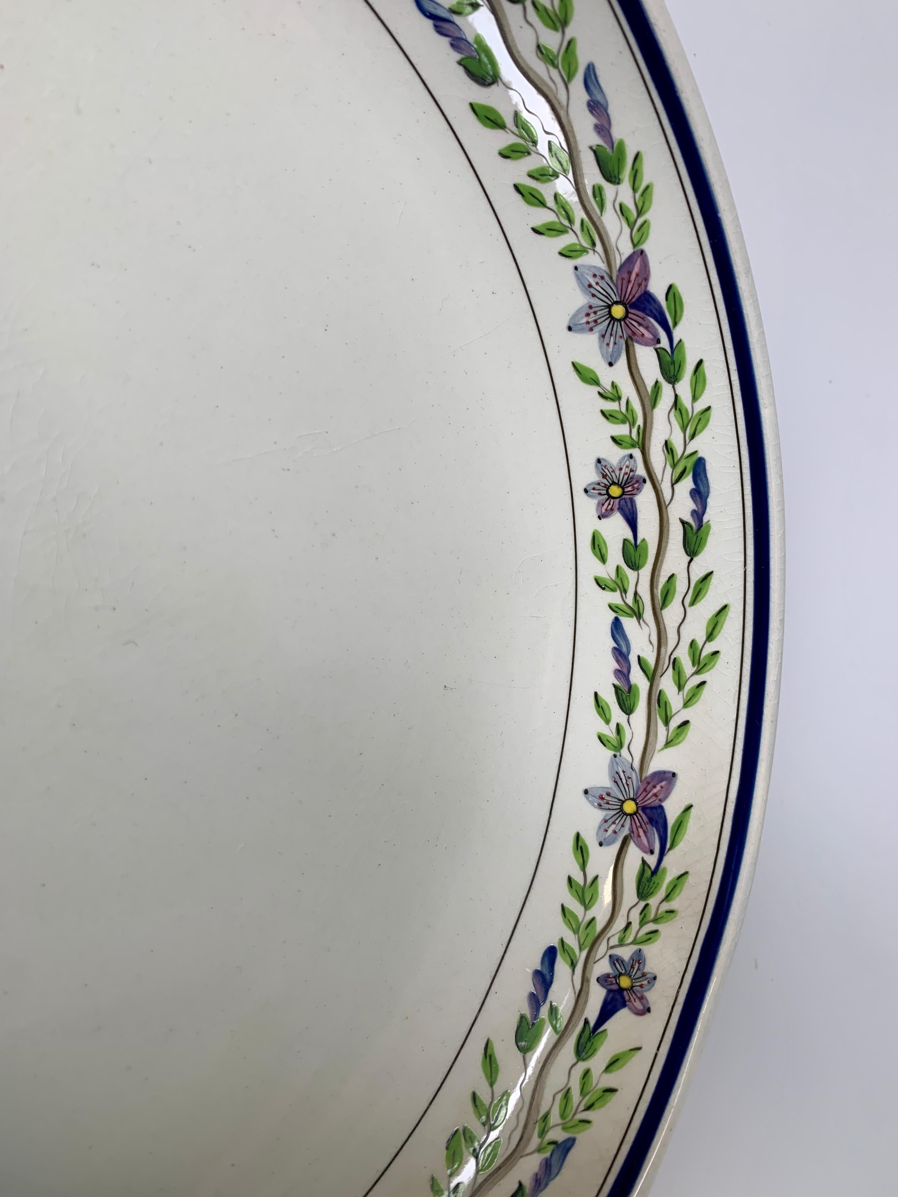 English Pair Large Wedgwood Bowls Made in England, circa 1820