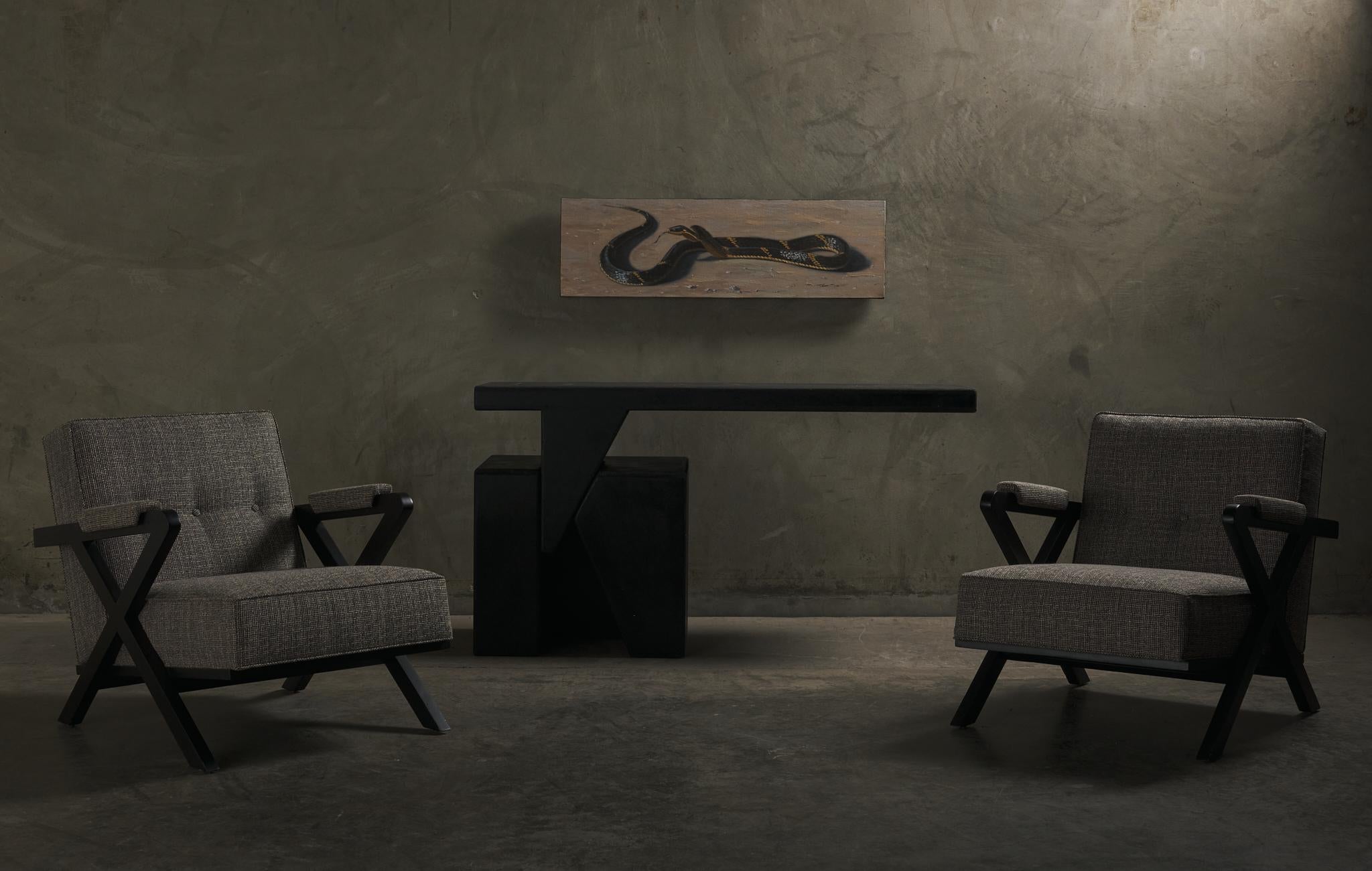 Milieu du XXe siècle Paire de chaises longues Laszlo, Brown and Saltman en vente
