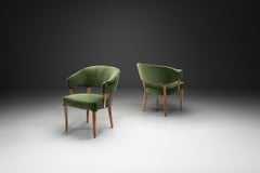 Pair of “Lata Greven” Armchairs by Carl Malmsten for O.H. Sjögren, Sweden 1950s