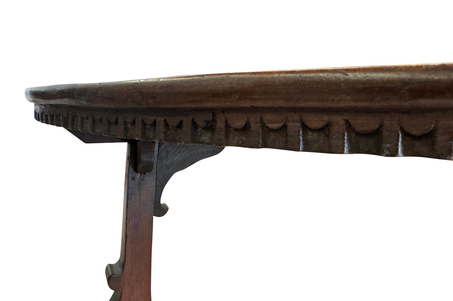 Pair Of Late 17th Century Italian Demi Lune Consoles For Sale 4