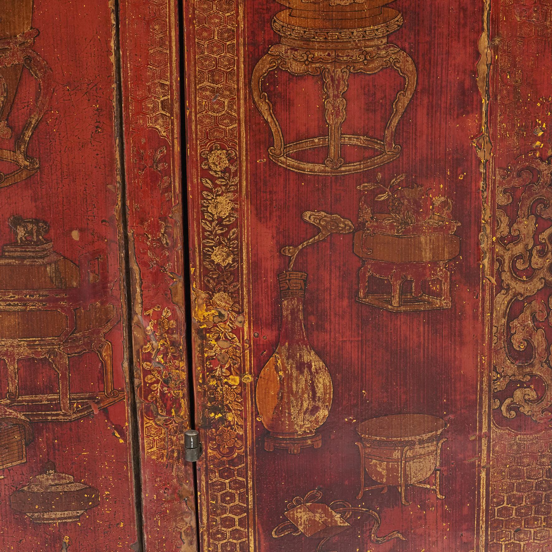 Pair of Late 18th Century Chinese Cabinets For Sale 4