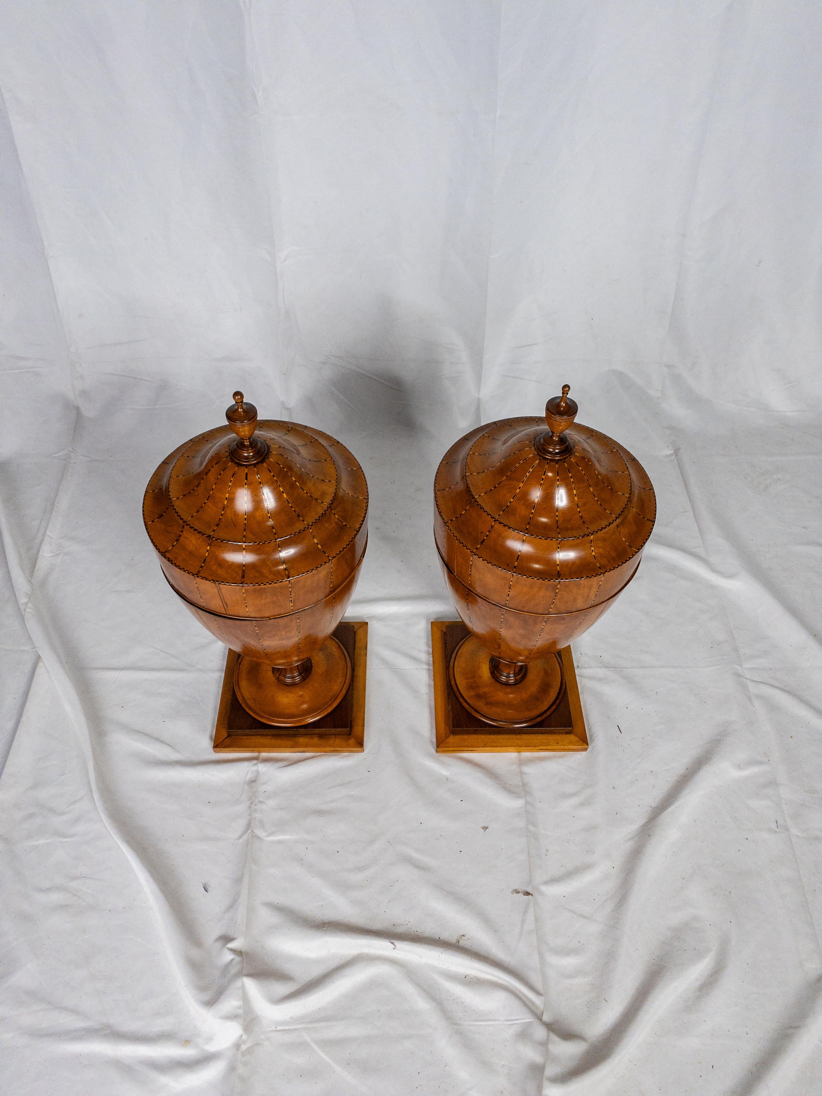 Neoclassical Pair of Late 18th Century Cutlery Boxes For Sale
