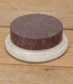 Pair of Late 18th Century Egyptian Porphyry Stands