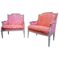 Pair of Late 18th Century French Louis XVI Painted Marquises