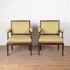 Pair of Late 18th Century George III Armchairs