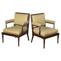 Pair of Late 18th Century George III Armchairs