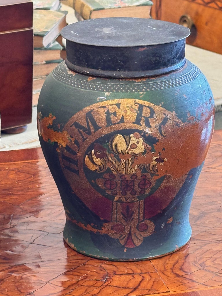 tobacco jars antique Pair of Late 18th Century Green Tobacco Jars For Sale at 1stDibs