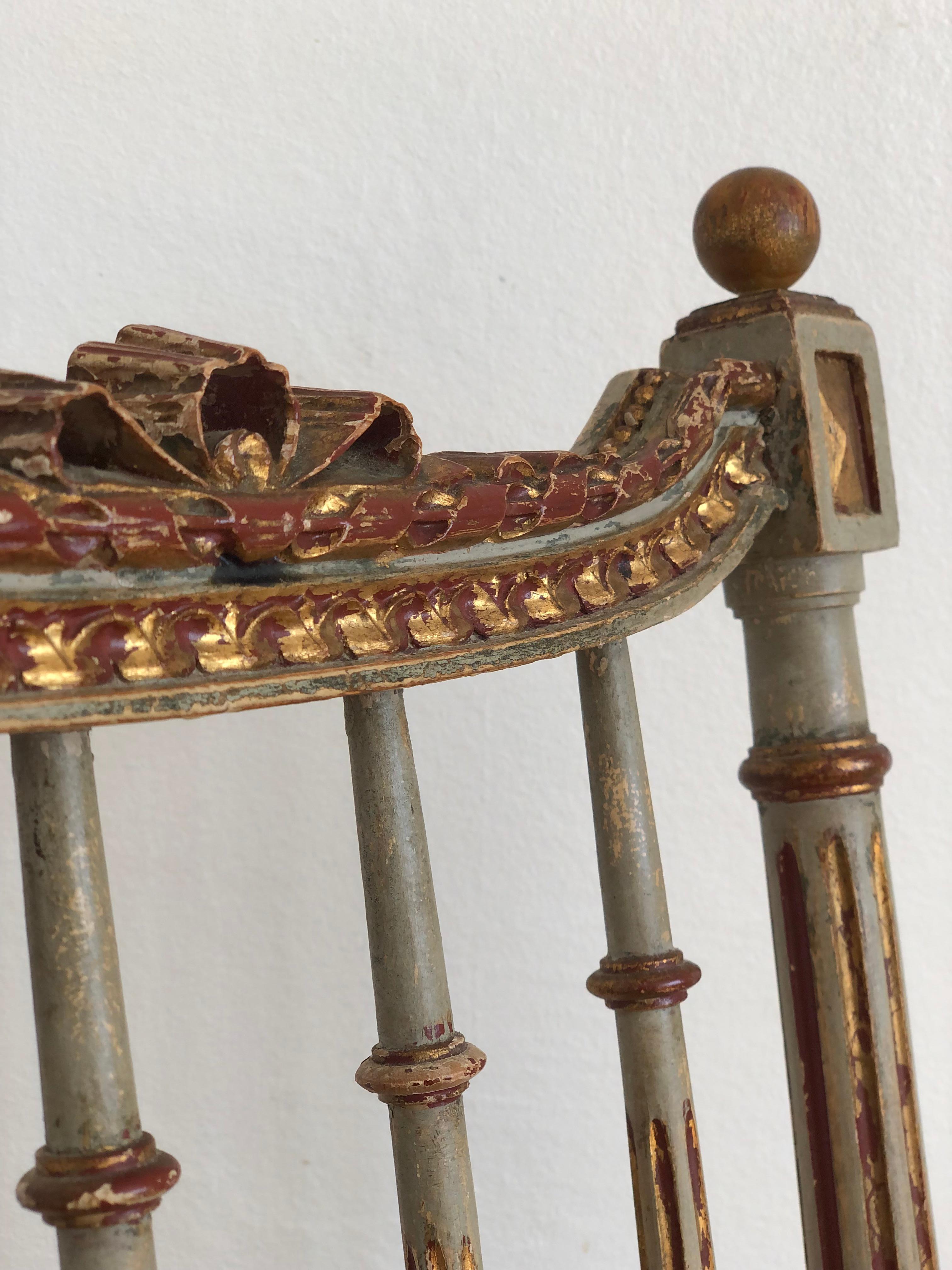Paire de chaises gustaviennes de la fin du XVIIIe siècle, style Louis XVI, Suède en vente 5