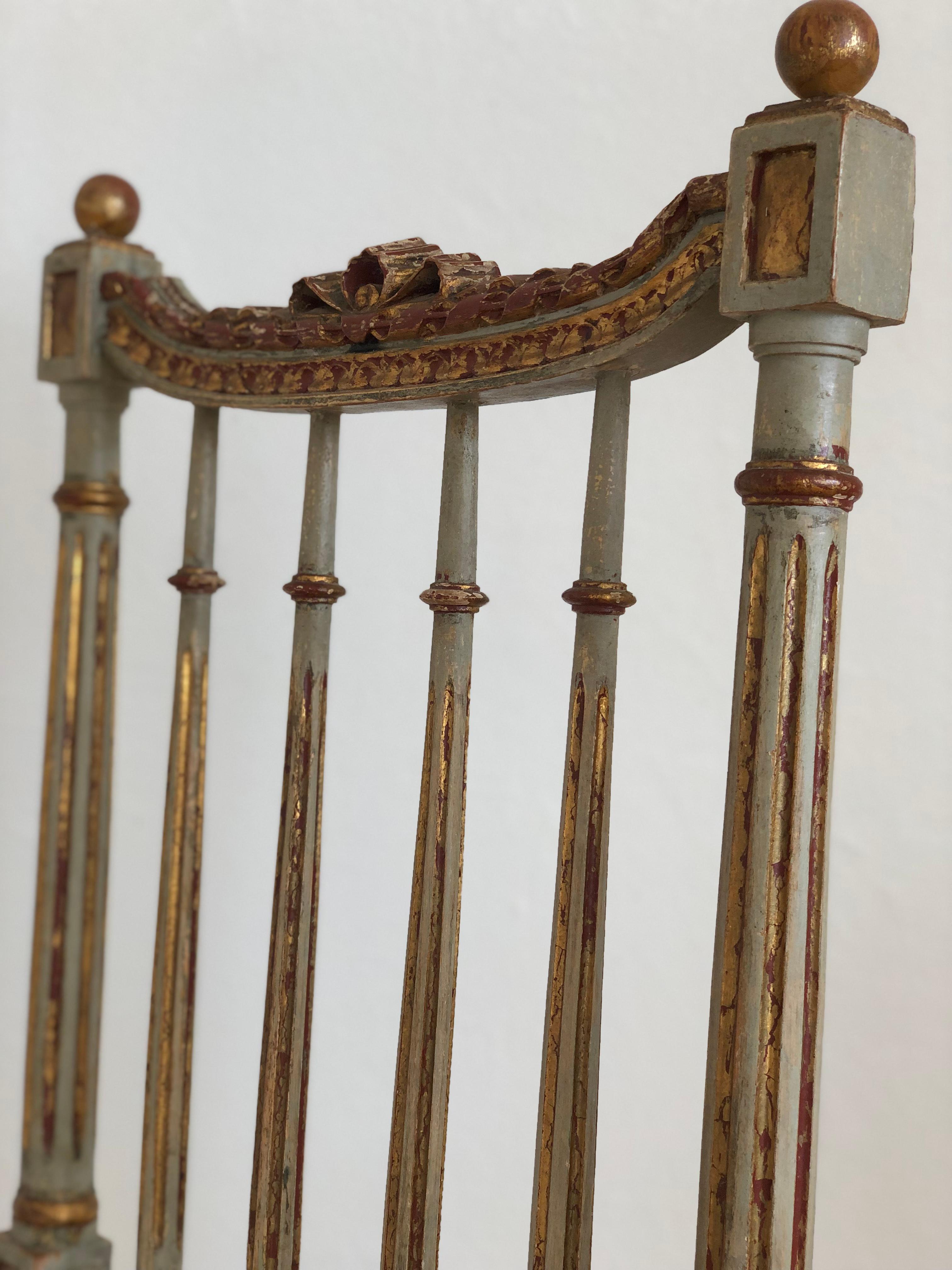 Paire de chaises gustaviennes de la fin du XVIIIe siècle, style Louis XVI, Suède en vente 2