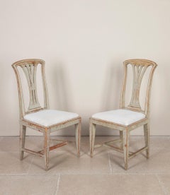 Pair of Late 18th Century Gustavian Side Chairs