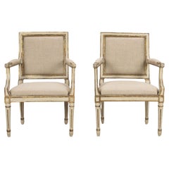 Pair of Late 18th Century Italian Armchairs