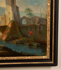 Pair of Late 18th Century Italian Classical Scenes