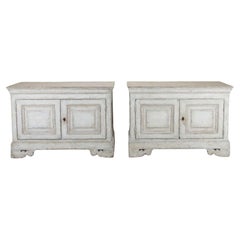 Pair of Late 18th Century Italian Painted Buffets Pair of Late 18th Century Italian Painted Buffets