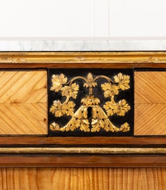 Pair of Late 18th Century Italian Yew and Cherrywood Commodes