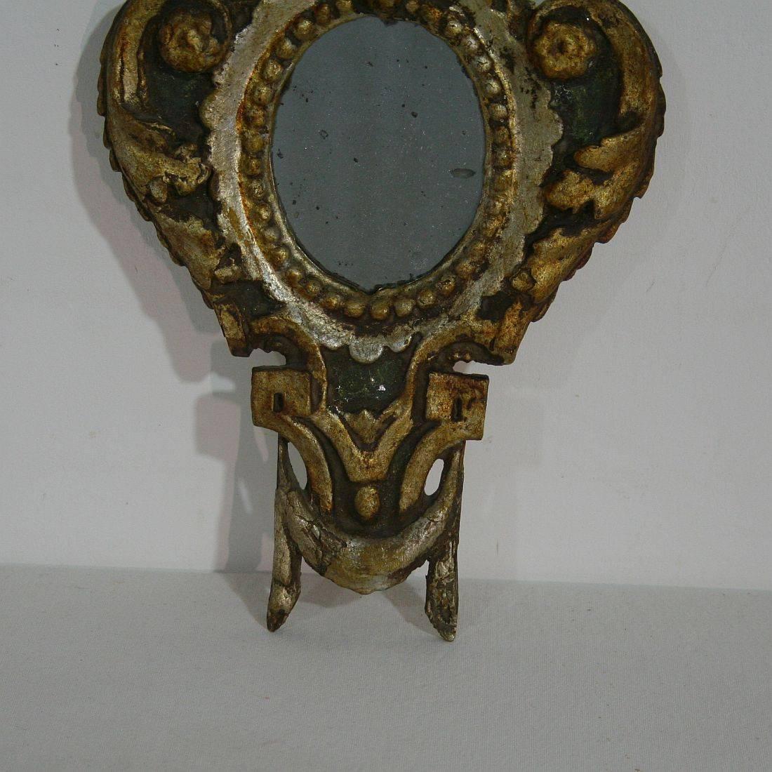 Pair of Late 18th Century, Small Italian Neoclassical Mirrors 1