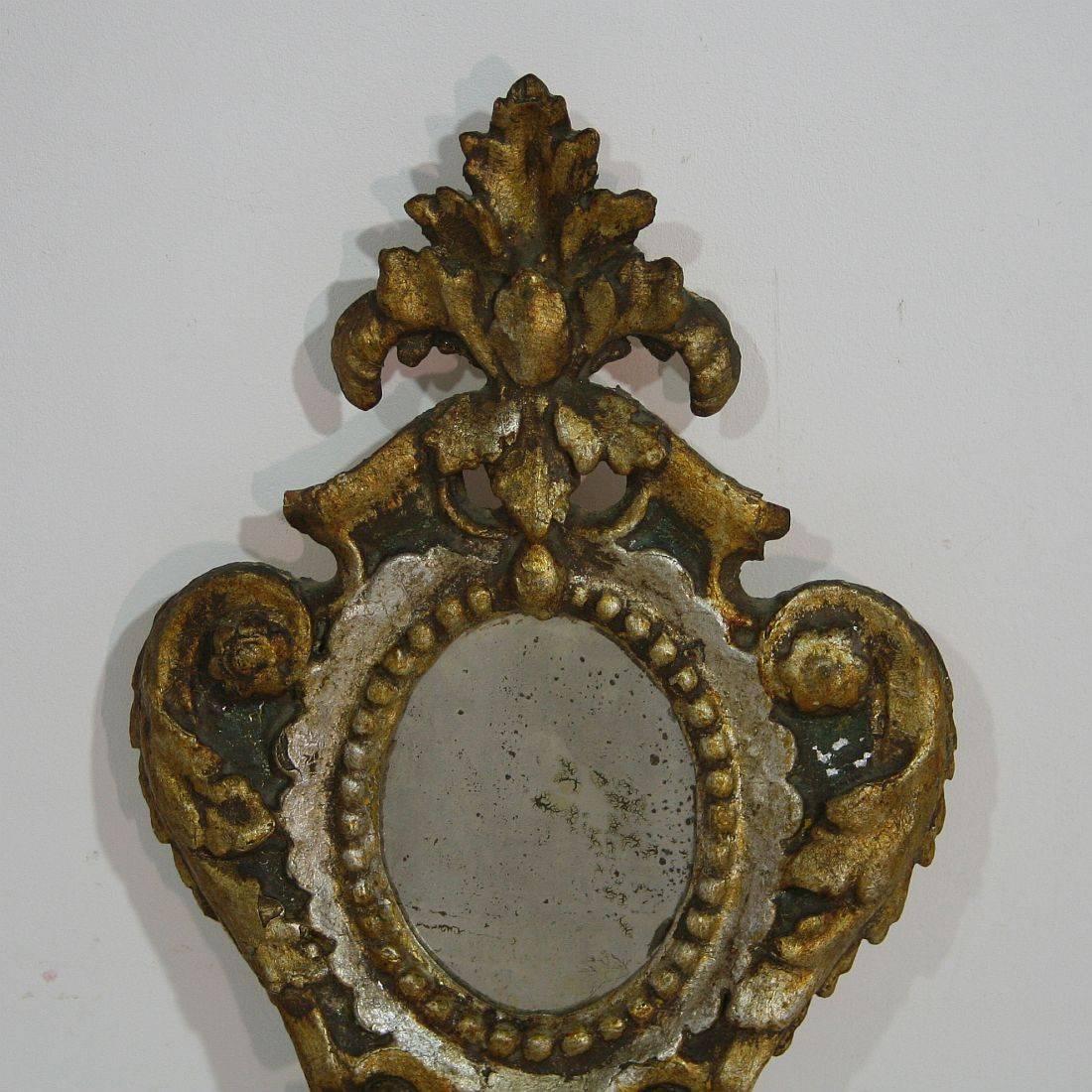 Pair of Late 18th Century, Small Italian Neoclassical Mirrors 3