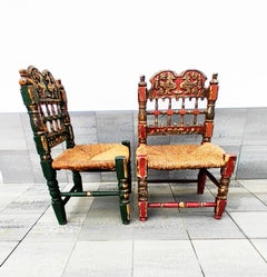Pair of Late 18th Century Spanish Side Chairs