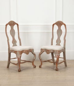 Pair of Late 18th Century Swedish Rococo Chairs