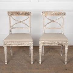 Pair of Late 18th Century Swedish Side Chairs