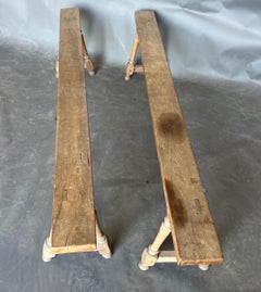 Pair of late 18th- early 19th century French benches