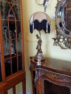 Pair of Late 19th Century French Gilt Bronze Table Lamps