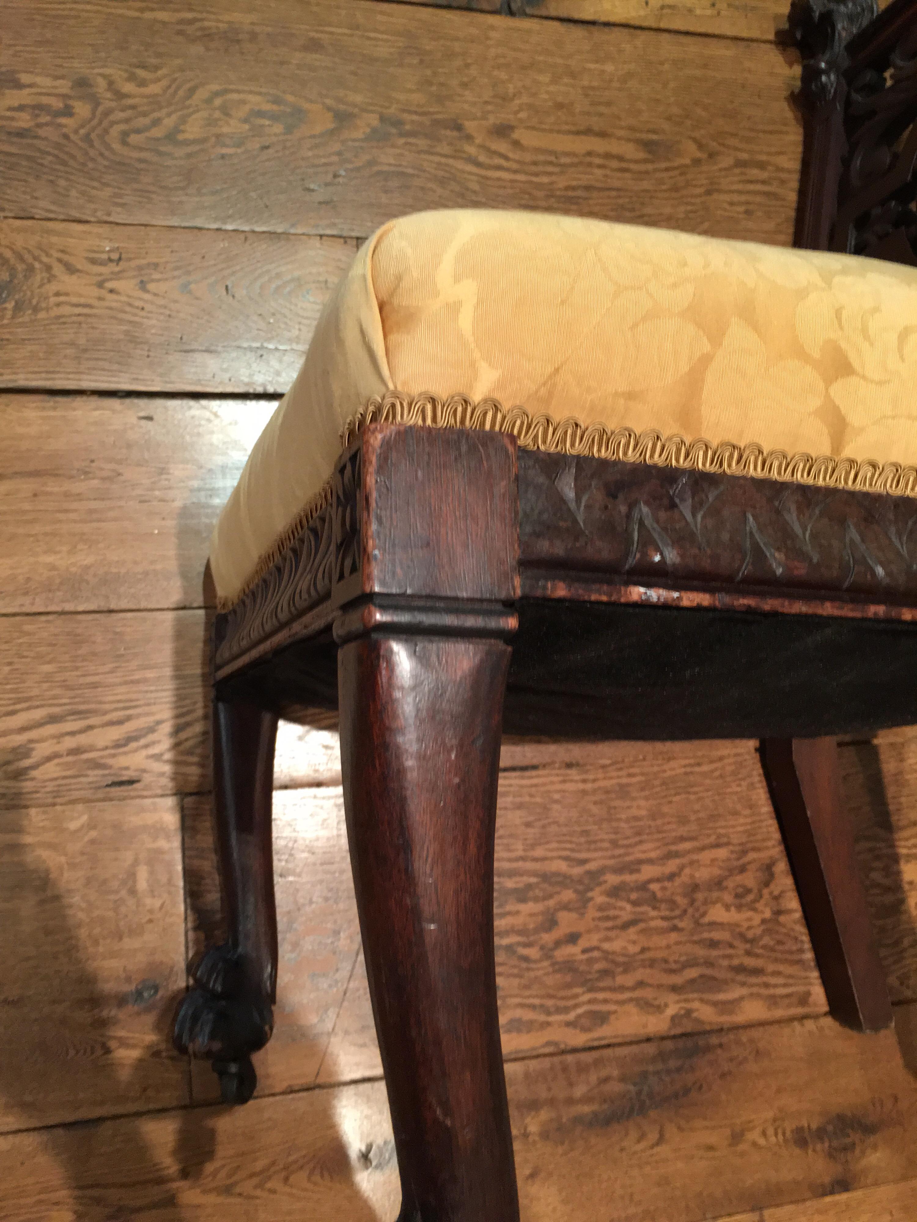 Pair of Late 19th Century Carved Side Chairs, Aesthetic Movement, circa 1890 13